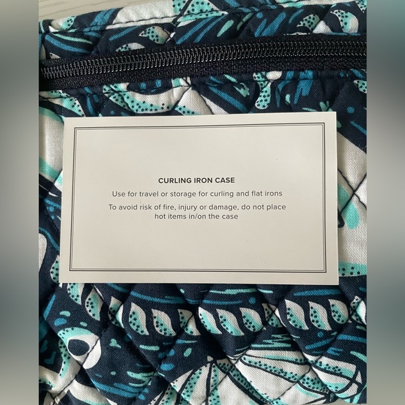 🏖️⚓️NWT Vera Bradley Curling & Flat Iron Cover in Shore Enough⚓️🏖️ - Picture 4 of 8
